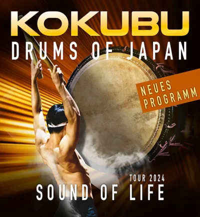 The Drums of Japan: KOKUBU gehen mit "SOUND OF LIFE" 2024 auf große Deutschland Tournee