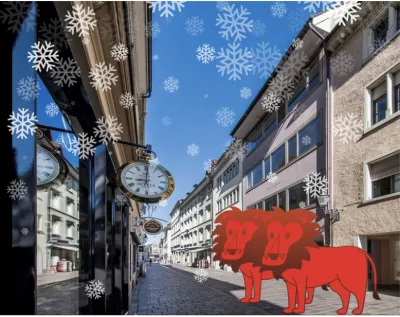 Als die roten Löwen nach Winterthur kamen...
