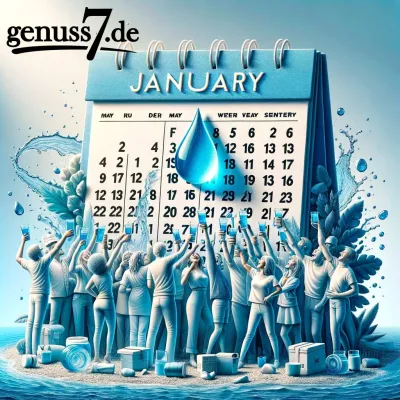 Dry January - Ein Monat ohne Alkohol, dass moderne fasten