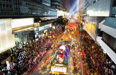 Chinesisches Neujahr in Hongkong