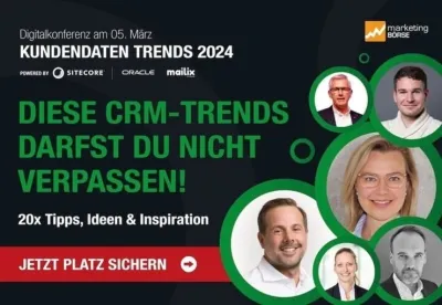 Digitalkonferenz "Kundendaten Trends 2024" am 5. März 2024