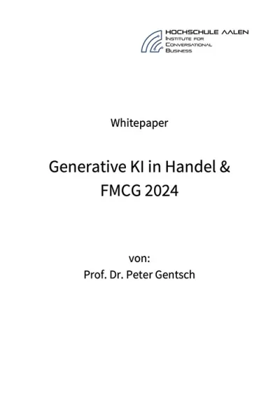 Whitepaper von Prof. Peter Gentsch