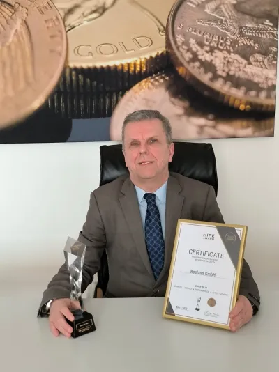 Rosland mit dem HIPE Award ausgezeichnet