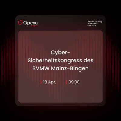 Cyber-Sicherheitskongress des BVMW in Mainz-Bingen am 18.04