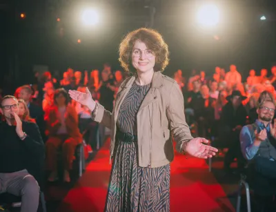 Gesichtsleserin aus dem Rheinland-Pfalz auf dem Speaker Slam in Mastershausen