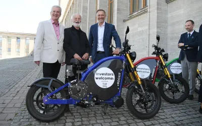 Christian Lindner trifft innovatives eBike