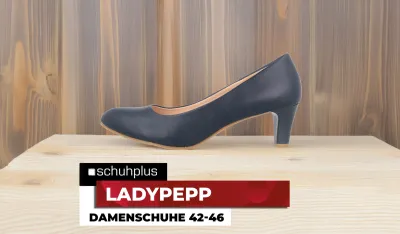 Exklusiv bei schuhplus: Damenschuhe in Übergrößen von LadyPepp