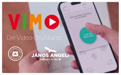 Mit VIMO der Videogrußkarte wird jeder Anlass besonders