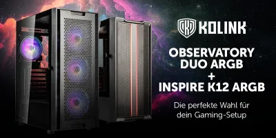 Kolink Observatory Duo & Inspire K12 - Magnetisches Design