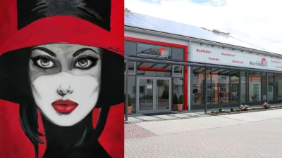 "La Femme Rouge": Kunst und Markisen vereint - Karen Ly und Rafael Martinez GmbH