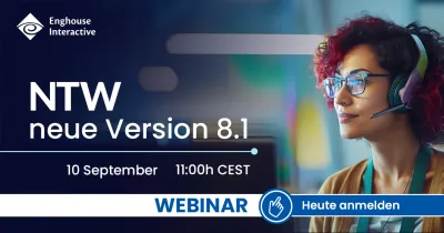 Enghouse-Webinar: Neue NTW-Version optimiert Cisco WebEx