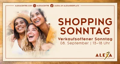 Das ALEXA bietet Sonntagsshopping zur IFA Berlin