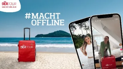 Influencer plötzlich offline: Viraler DERTOUR-Stunt begeistert die Generation Smartphone