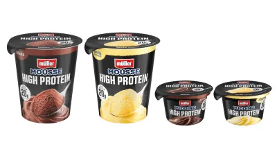 Molkerei Alois Müller erweitert Müller High Protein Range um zwei Produktreihen Müller