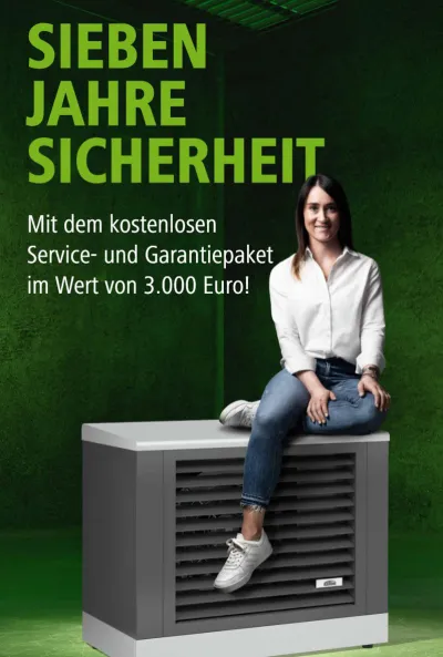 Kermi Wärmepumpen - kostenloses Service- und Garantiepaket für 7 Jahre Sicherheit