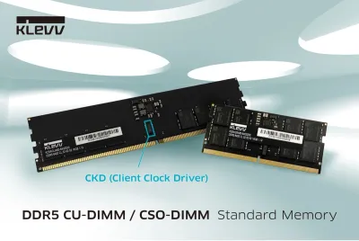 KLEVV STELLT SEINEN ERSTEN HOCHLEISTUNGSFÄHIGEN STANDARD-CU-DIMM- UND CSO-DIMM DDR5-SPEICHER VOR