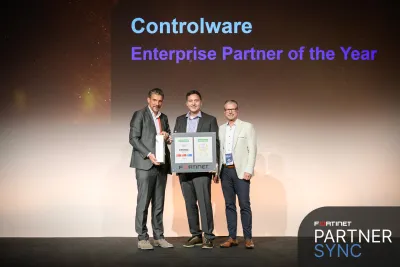 Controlware ist "Enterprise Partner of the Year" von Fortinet