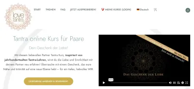 Mit Tantra zu einem neuen WIR - Paare entdecken durch diesen Kurs neue Tiefen ihrer Beziehung