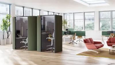 Herman Miller präsentiert den Bay Work Pod