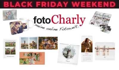 fotoCharly Black Friday Rabatte: Fotobücher, Kalender &Co