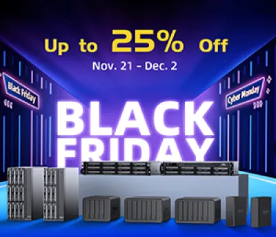 TerraMaster Black Friday: Bis zu 25 % Rabatt auf NAS!