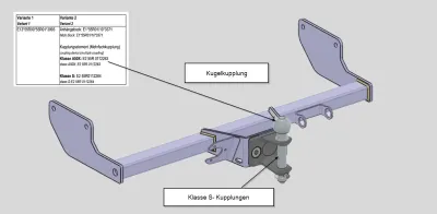 EVUM Motors präsentiert neue Anhängerkupplung für das aCar: leichter, funktionaler, benutzerfreundlicher.