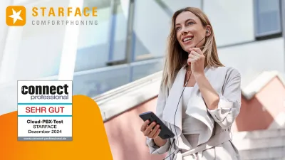 STARFACE Cloud PBX überzeugt mit Spitzenwerten im Vergleichstest der connect professional