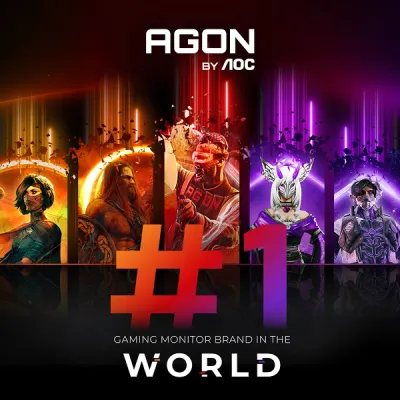 AGON by AOC bleibt die Nummer 1 bei Gaming-Monitoren