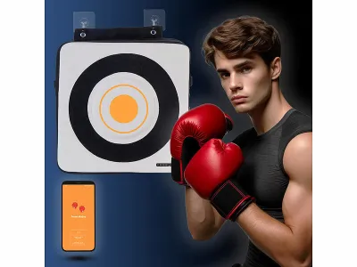 PEARL sports Wand-Boxsack, App für iOS und Android