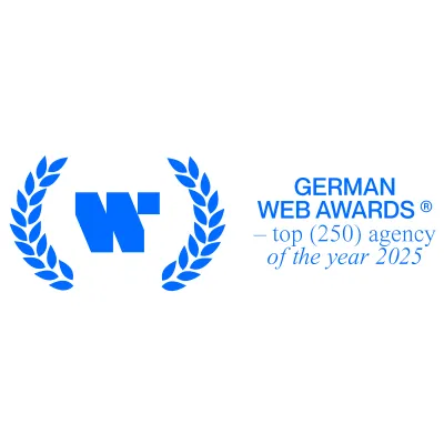 Saupe Communication gewinnt zum dritten Mal den German Web Award und zählt zu Deutschlands Top 250 Agenturen