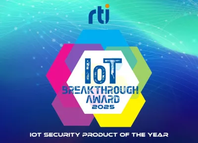 RTI Connext gewinnt IoT Breakthrough Award 2025