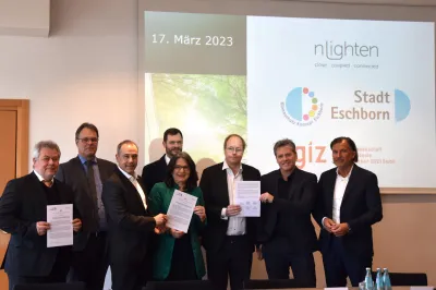 nLighten unterschreibt Absichtserklärung mit Stadt Eschborn und GIZ für die Nutzung der Abwärme eines Rechenzentrums