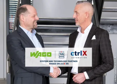 Gemeinsam für Offenheit in der Automatisierung: WAGO ist erster System- und Technologiepartner für Betriebssystem ctrlX OS