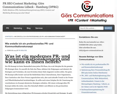 Erstellung eines professionellen PR- und Kommunikationskonzepts (Teil 3): Strategie