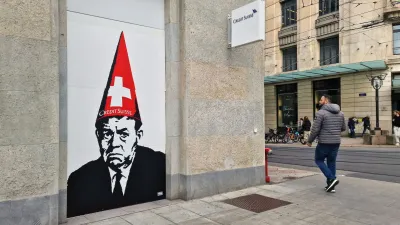 Neues GOIN Mural in Geneve - Kritik am Bankensystem