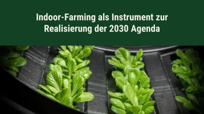 Indoor-Farming als Instrument zur Realisierung der 2030 Agenda