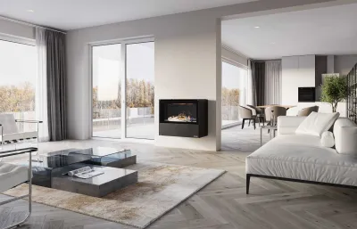 World of Fireplaces: Effektvoll, effizient und voll elektrisch - Der neue E-Kamin von ORANIER