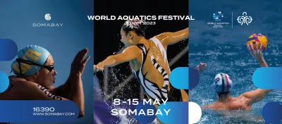 SOMABAY präsentiert das World Aquatics Festival vom 8. bis 15. Mai 2023