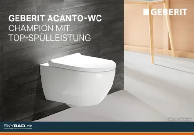 Das neue Geberit Acanto WC