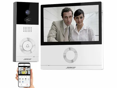 Somikon WLAN-Full-HD-Video-Türsprechanlage VSA-700.app