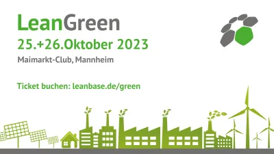 #LeanGreen - Event in Mannheim am 25. + 26. Oktober 2023
