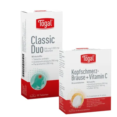 Brause oder Tablette bei Kopfschmerzen? Togal® bietet beides!