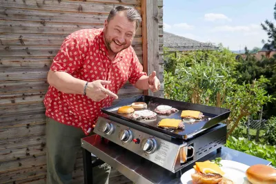 Der flexible Gas-Tischgrill macht"s möglich: Feine Gerichte a la Plancha