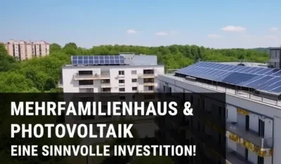 Photovoltaik auf Mehrfamilienhäusern