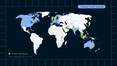 25 Cloud-Regionen weltweit: Data Movement Plattform von Fivetran auf Erfolgskurs