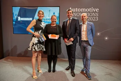 Vorausschauende Entwicklung: Reifen von Michelin erhält AutomotiveINNOVATIONS Award 2023