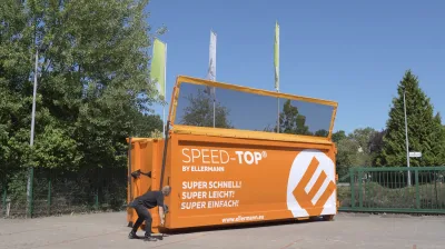 Speed-Top - revolutionäre Containerabdeckung von Ellermann Ganderkesee