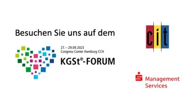 KGSt-Forum: S-Management Services und cit zeigen E-Government-Lösungen aus einer Hand