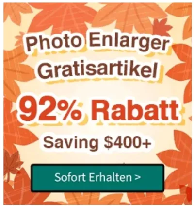 Leawo präsentiert Goldenes Herbst-Angebot mit Foto-Enlarger-Bonus und bis zu 92% Rabatt