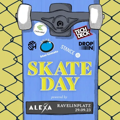 Das ALEXA präsentiert am 29.9. den Blue Tomato Skate Day
